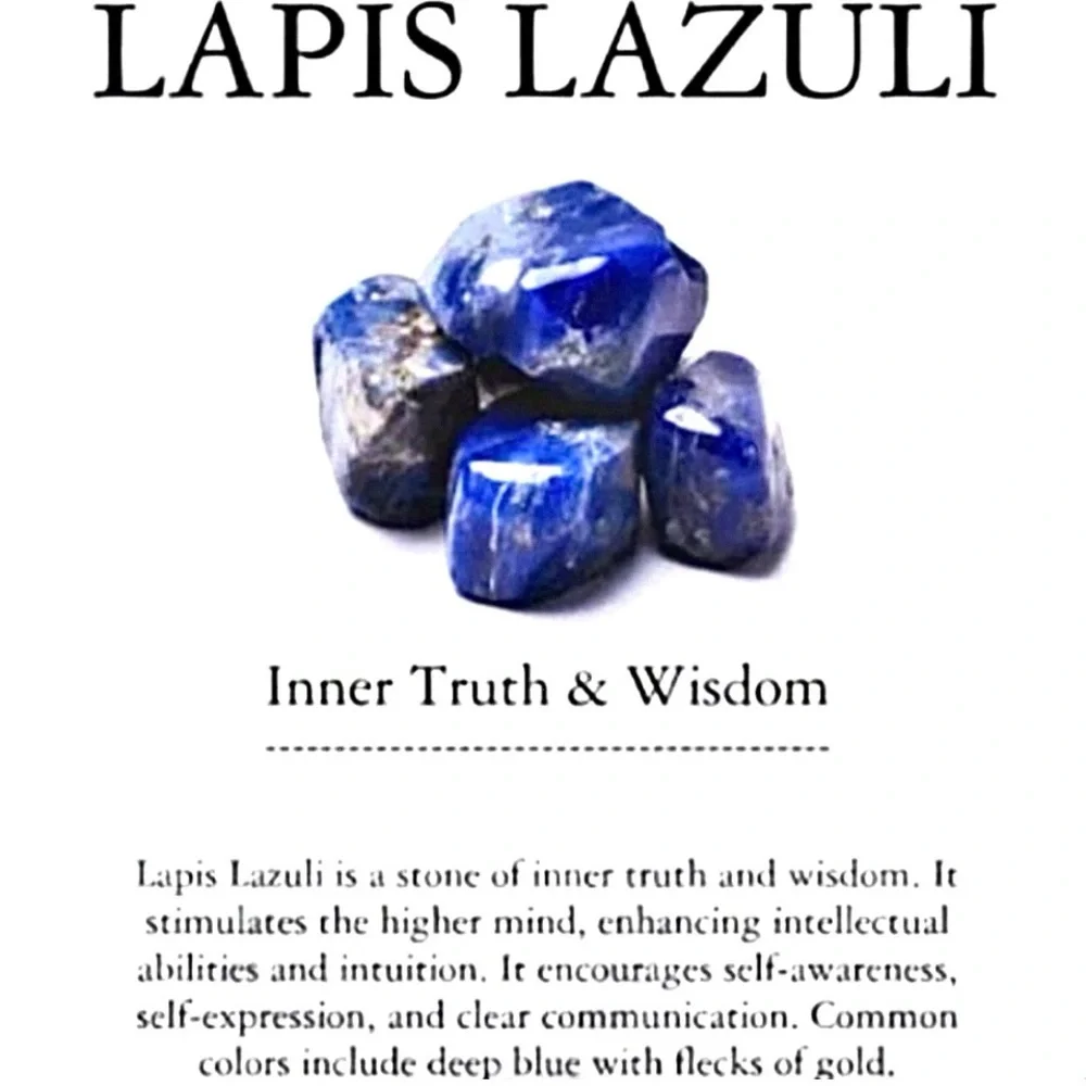 Natural Lapis Lazuli Gemstone 2.3” Sterling Silver Pendant